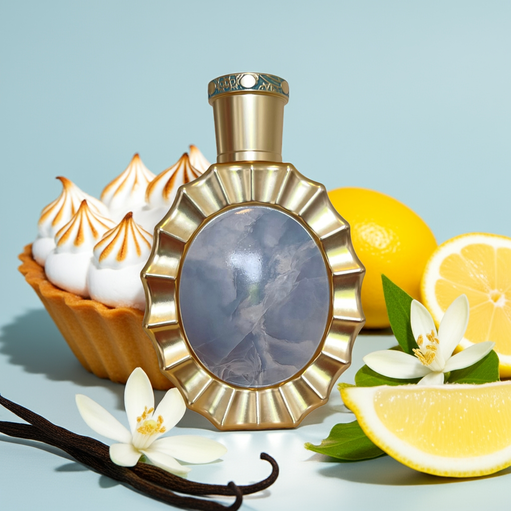 Notes du parfum Victoria de Lattafa, citron, meringue, vanilla, neroli