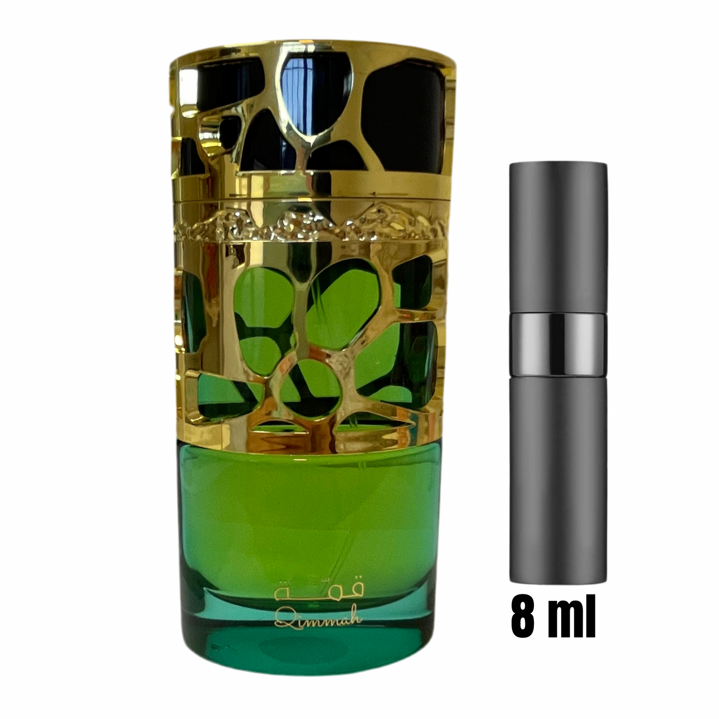 Qimmah – Lattafa / Échantillon 5 ml ou 8 ml / Flacon en verre avec spray / Parfum format voyage
