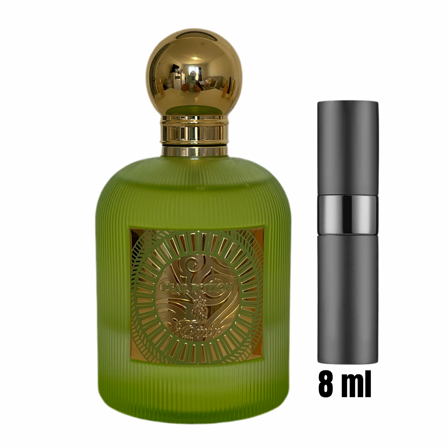 Échantillon 8 ml de Pear Potion / Élégance fruitée dans un flacon nomade.