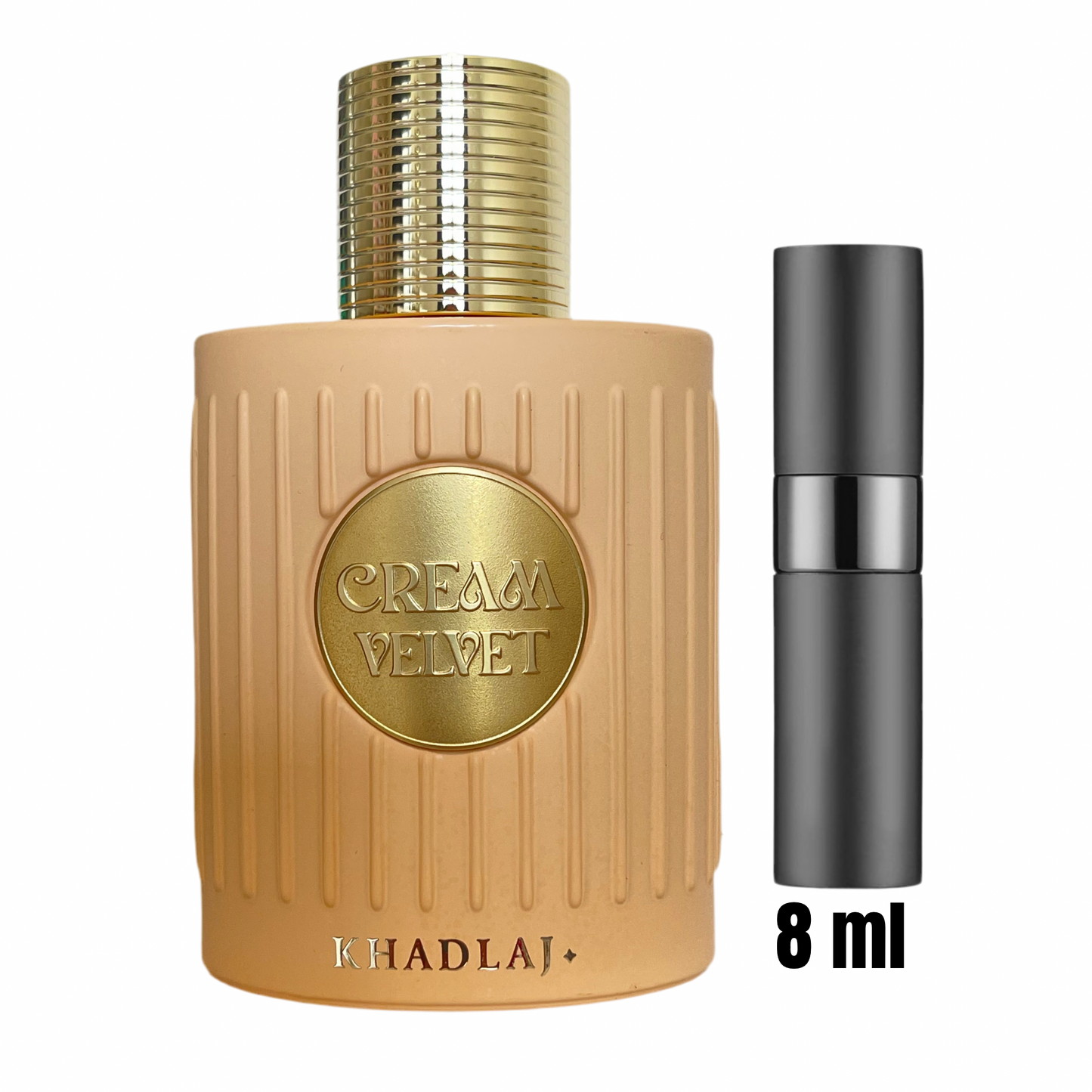 Échantillon 8 ml de Cream Velvet – Khadlaj / Élégant et idéal pour tester sur plusieurs jours.