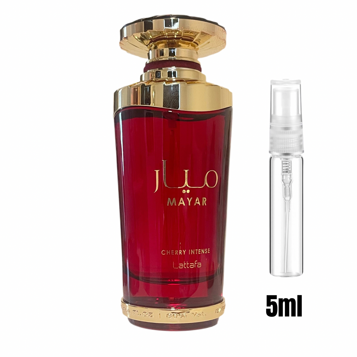 Mayar Cherry – Lattafa / Échantillon 5 ml ou 8 ml / Flacon en verre avec spray / Parfum format voyage