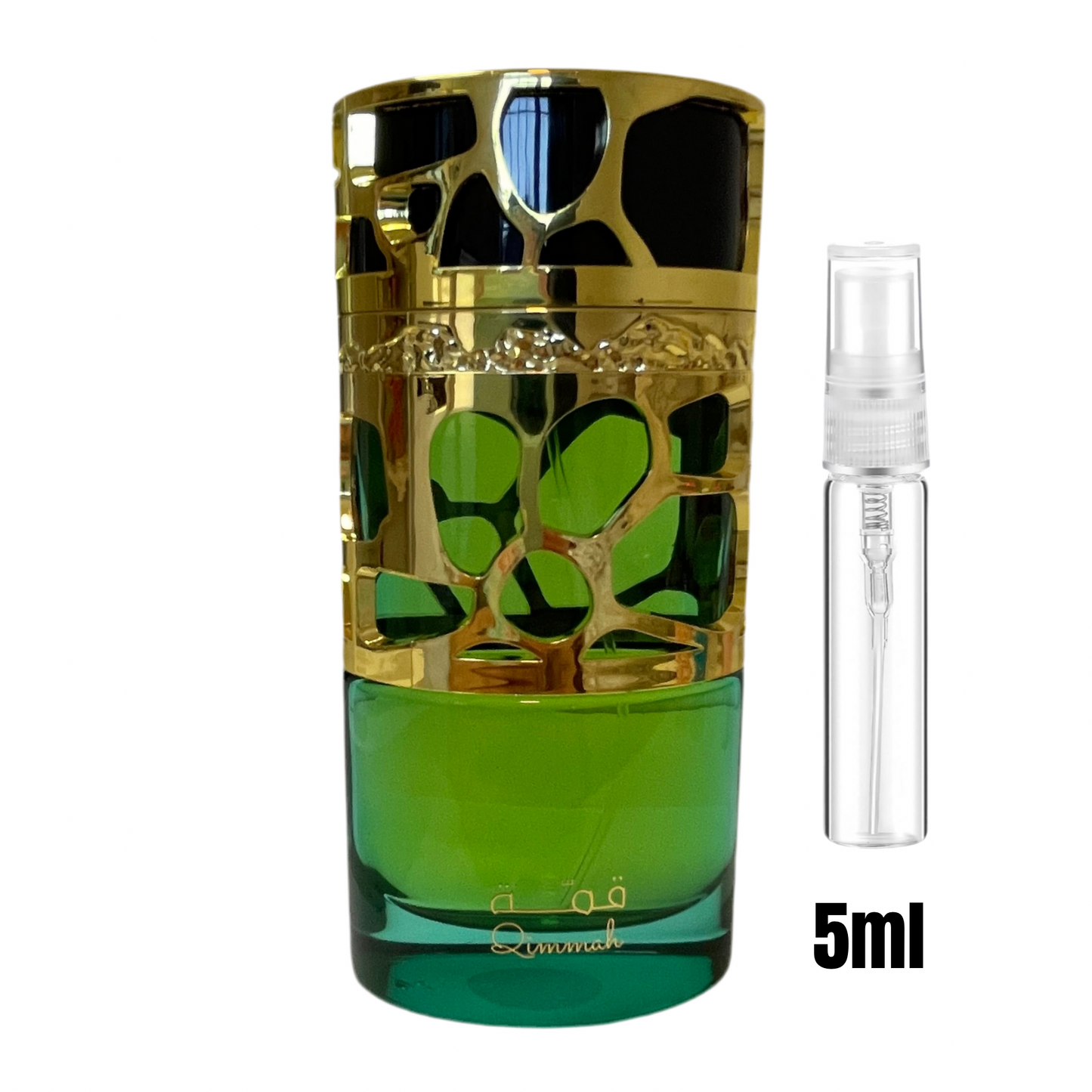Qimmah – Lattafa / Échantillon 5 ml ou 8 ml / Flacon en verre avec spray / Parfum format voyage