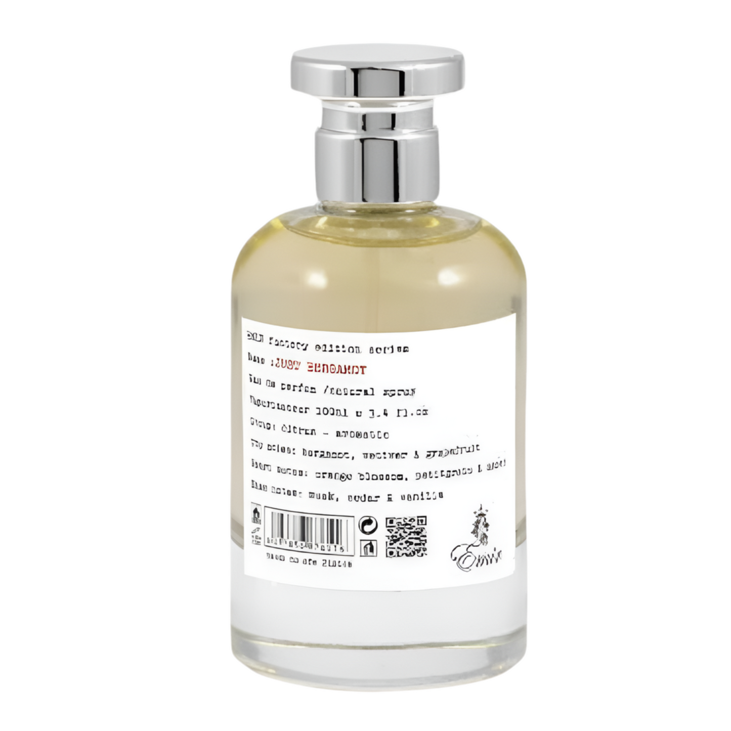 Just Bergamot – Emir by Paris Corner / Échantillon 5 ml ou 8 ml / Flacon en verre avec spray / Parfum format voyage