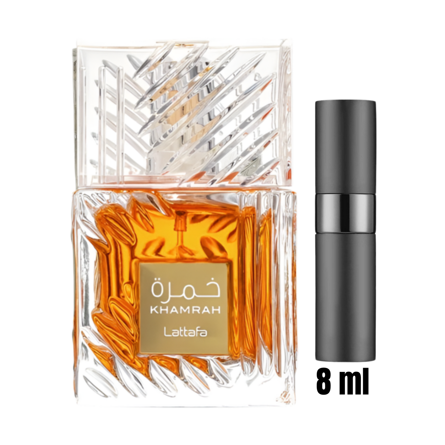 Échantillon 8 ml de Khamrah / Parfum boisé-épicé à emporter partout.