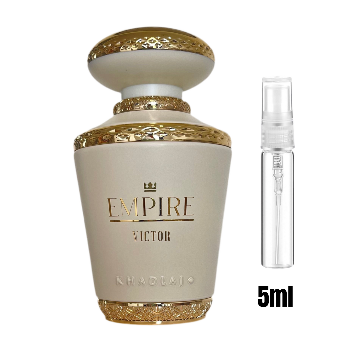 Échantillon Empire Victor Khadlaj – flacon 5 ml en verre avec spray