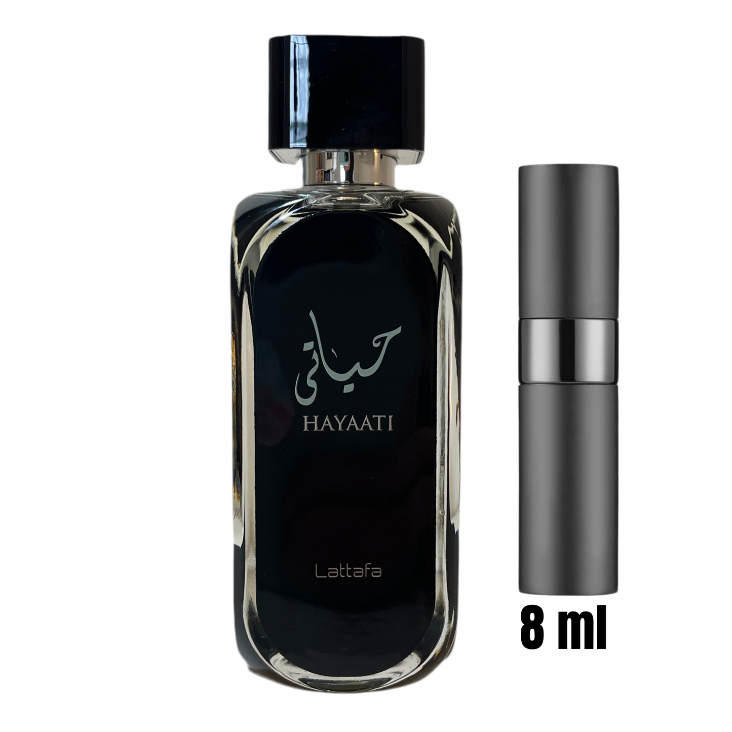 Échantillon 8 ml de Hayyati Black / Élégance et intensité à emporter.