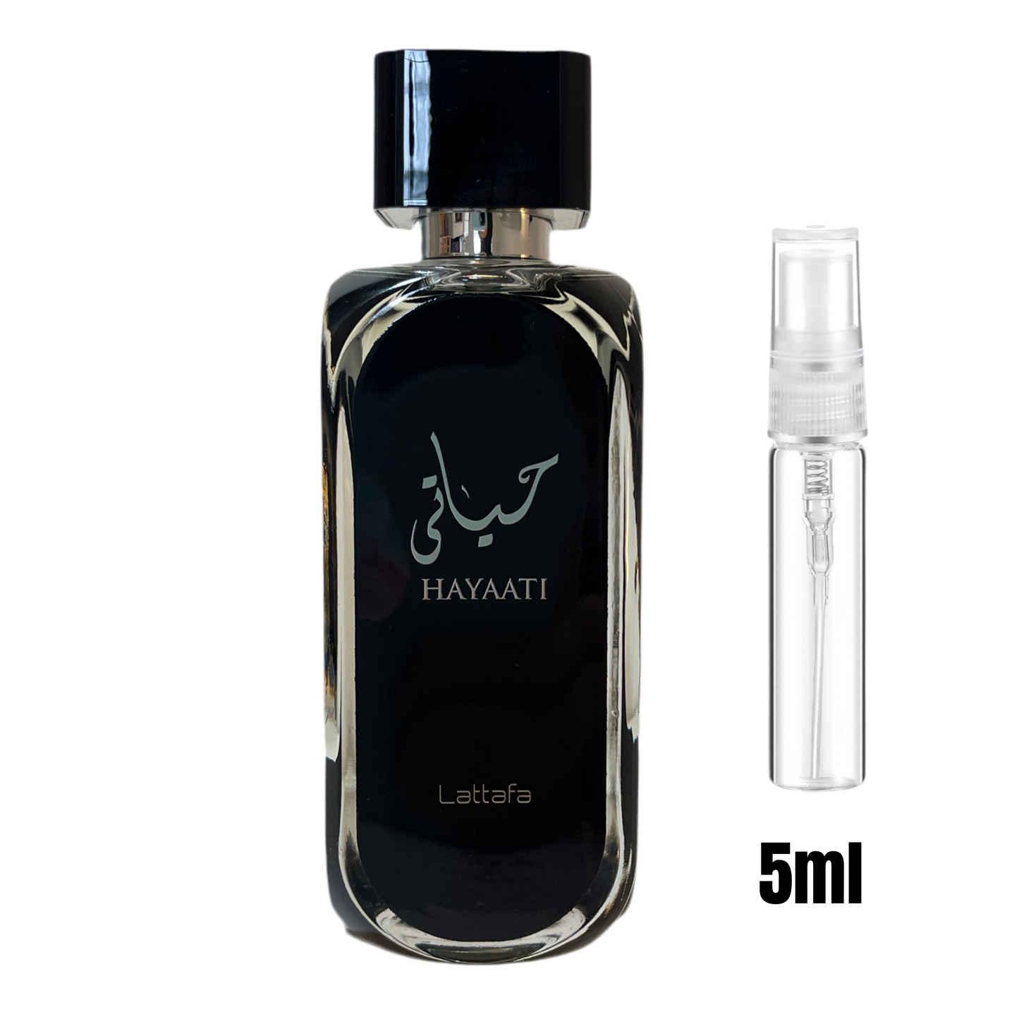 Échantillon 5 ml de Hayyati Black / Parfum oriental en format découverte.