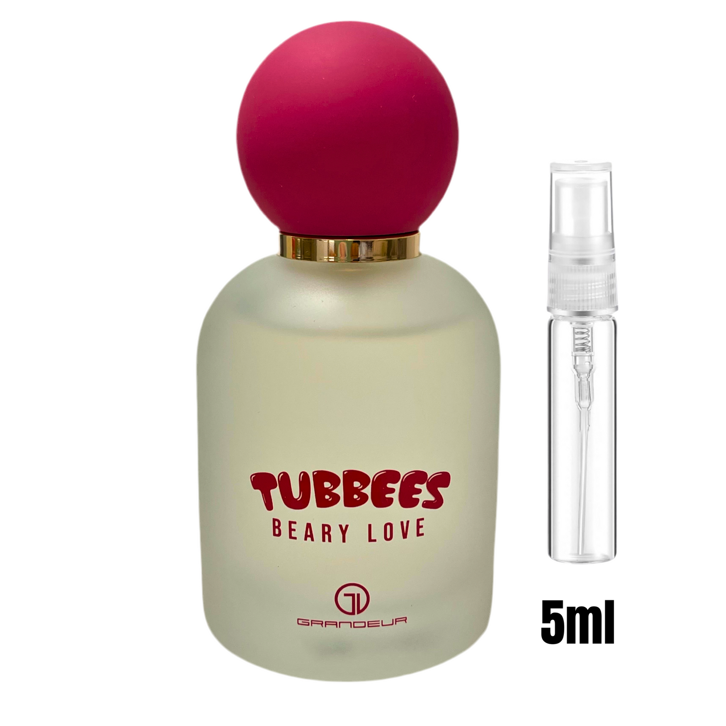 Échantillon 5 ml de Tubbees Beary Love / L’univers gourmand de l’enfance en petit format.
