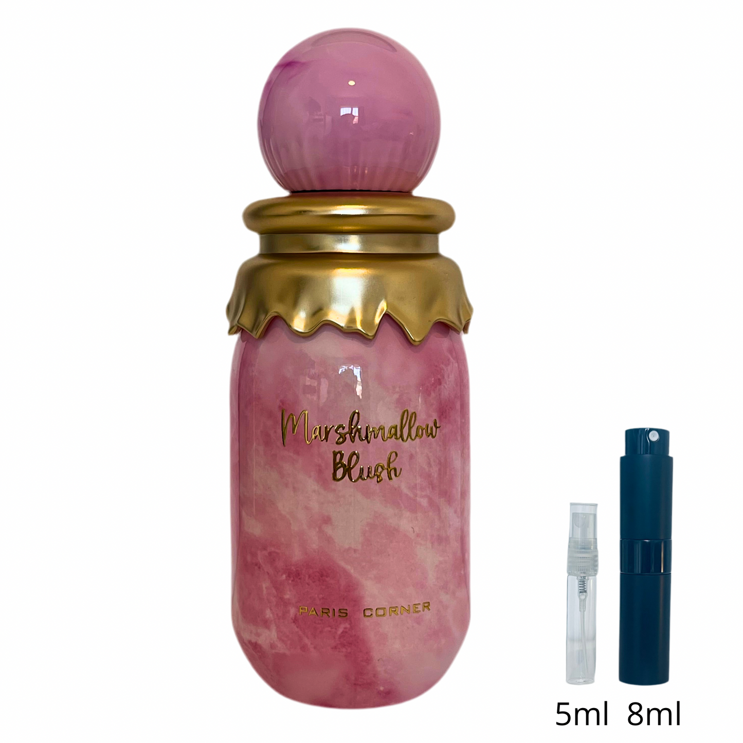 Marshmallow Blush – Paris Corner / Échantillon 5 ml ou 8 ml / Flacon en verre avec spray / Parfum format voyage