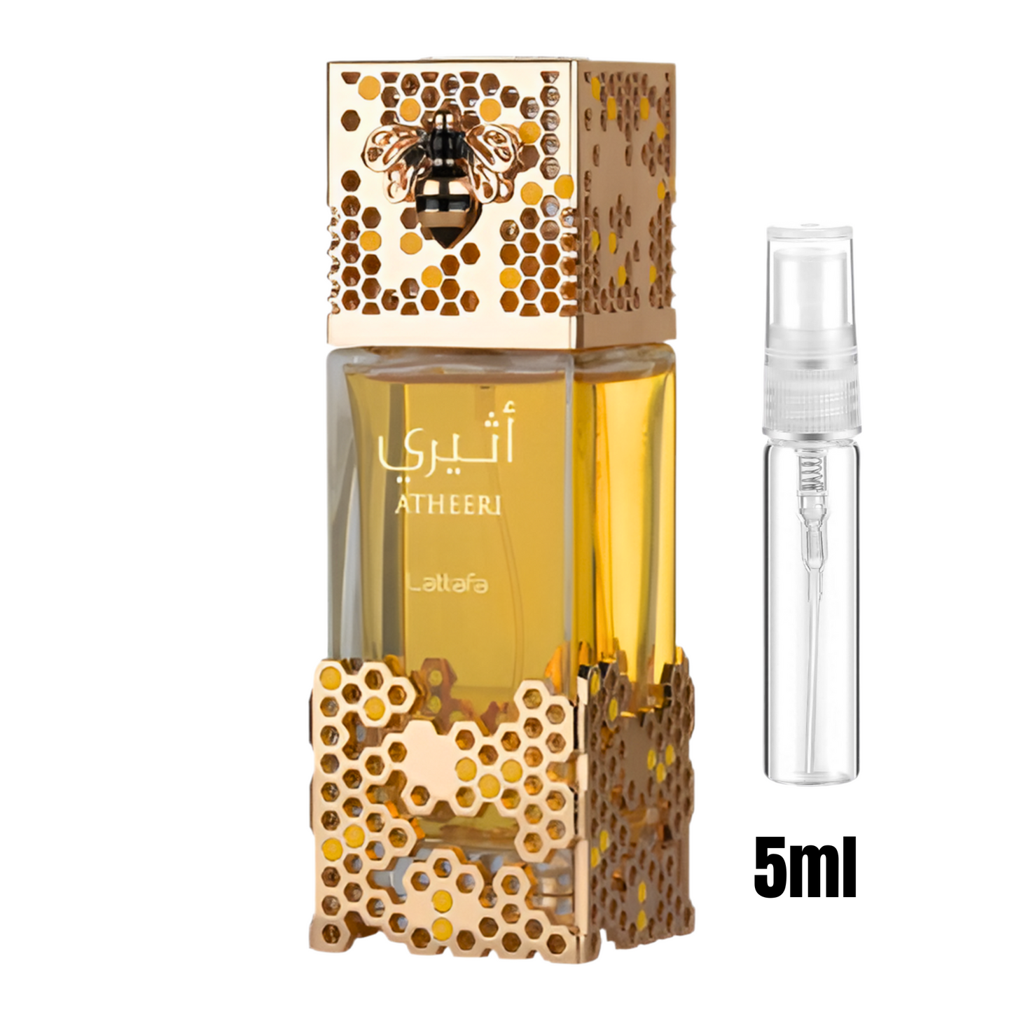 Échantillon 5 ml d’Atheeri – Lattafa / Parfum floral et sucré à découvrir.