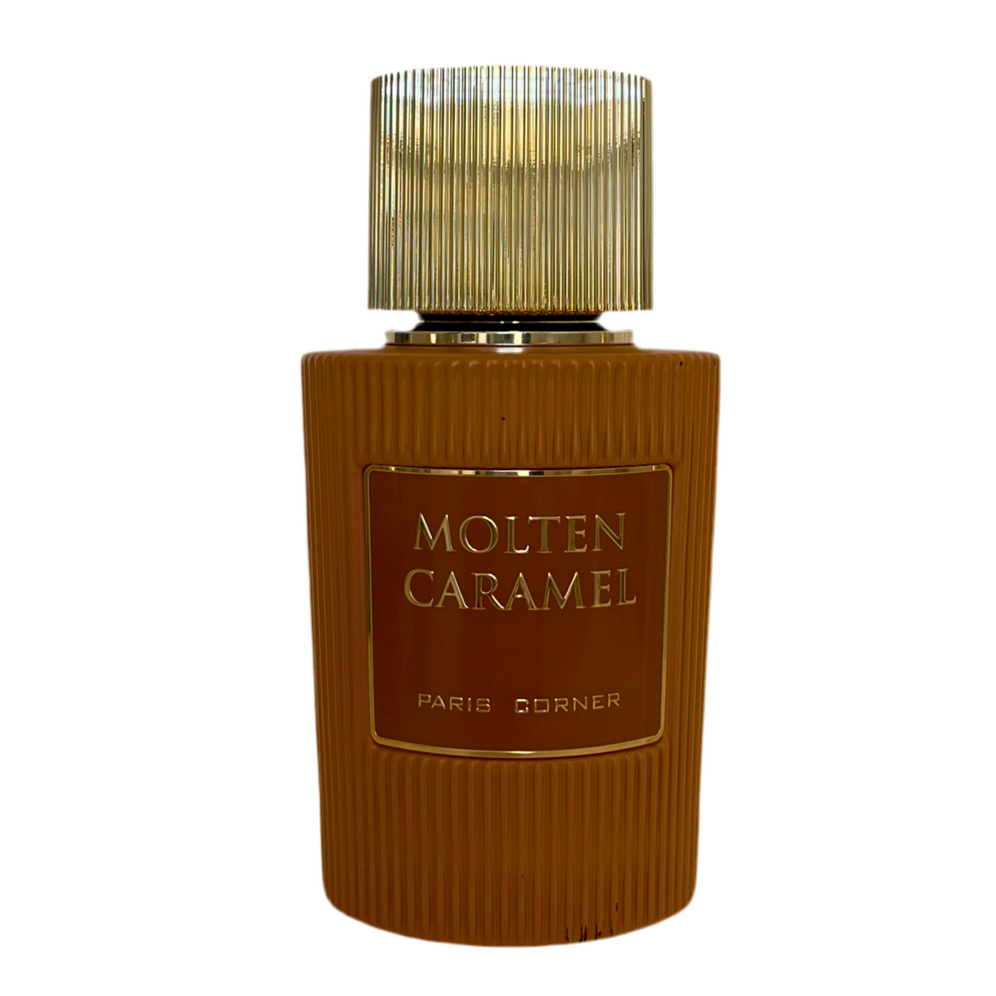 Molten Caramel – Paris Corner / Un parfum gourmand et chaleureux, riche en caramel fondant.