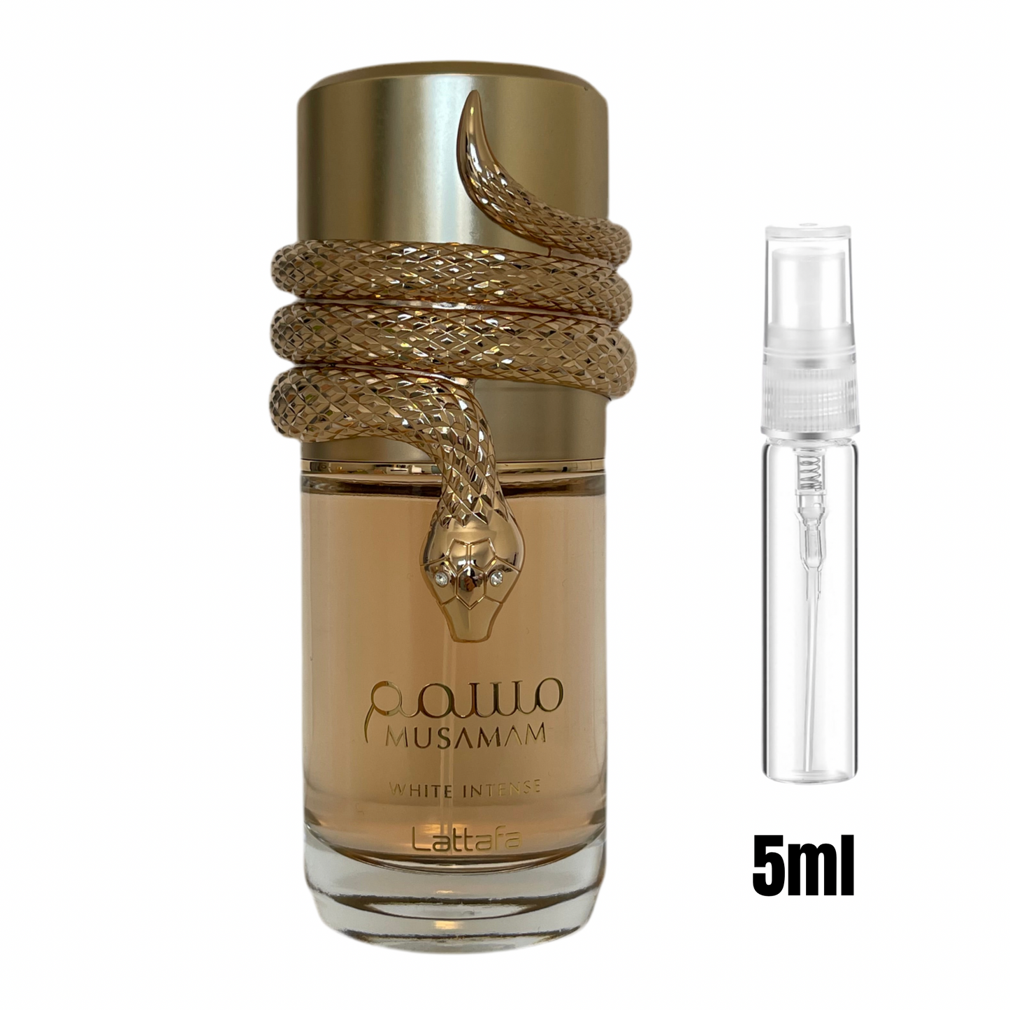 Échantillon 5 ml de Musamam White Intense / Flacon de voyage raffiné pour découvrir cette fragrance.