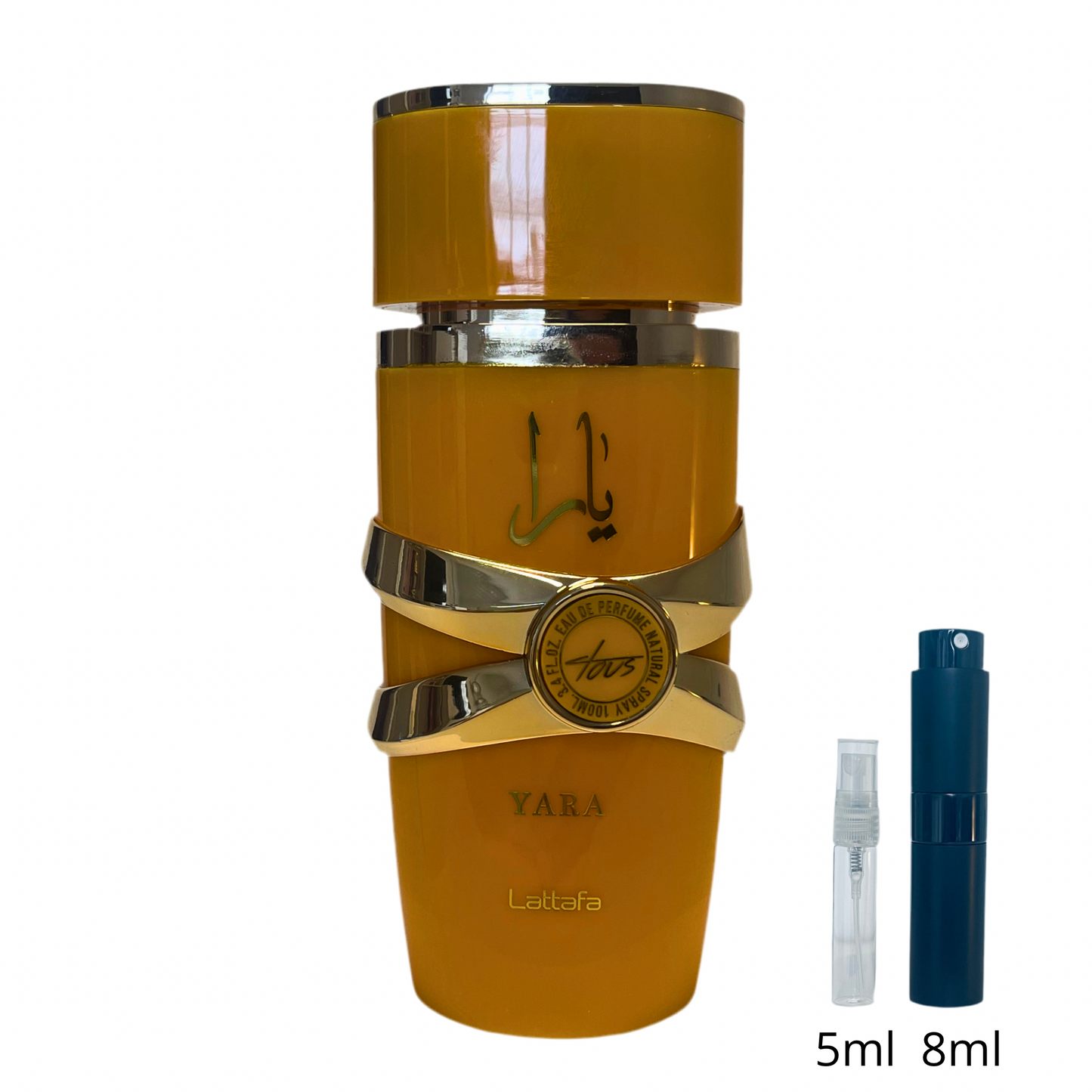 Yara Tous – Lattafa / Échantillon 5 ml ou 8 ml / Flacon en verre avec spray / Parfum format voyage