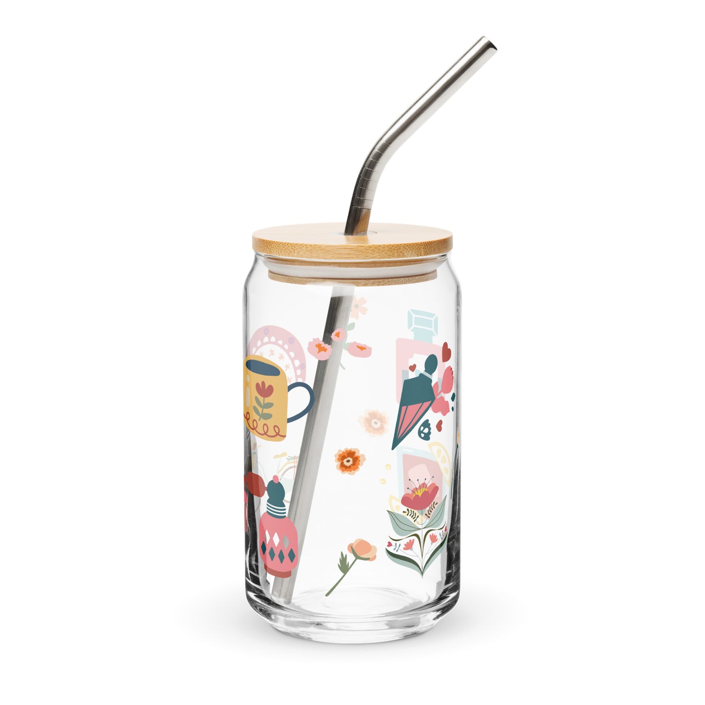 Verre avec couvercle en bambou et paille réutilisableÉlégant, pratique et écoresponsable, ce verre est parfait pour vos boissons froides. Son design minimaliste s’intègre à tous les styles de vie.