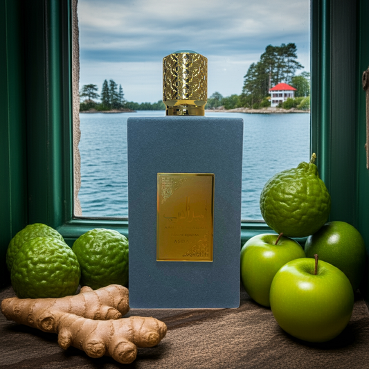 Notes d’Ameer Al Arab Imperium – Asdaaf : bergamote, pomme verte,bois aromatiques, ambre, cuir et musc.