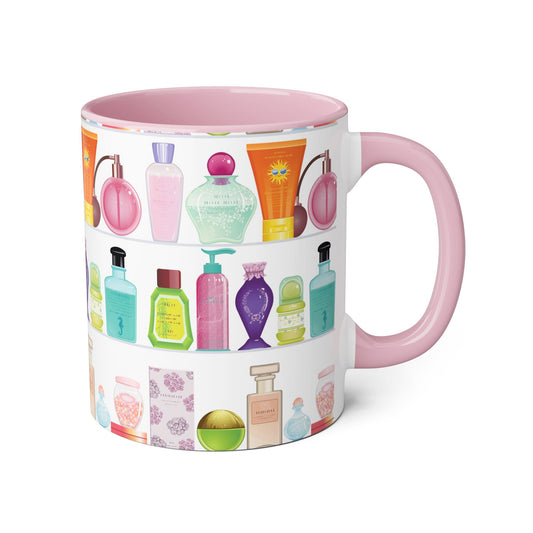 Tasse à café en céramique – Motifs de parfums élégants / Format 325 ml