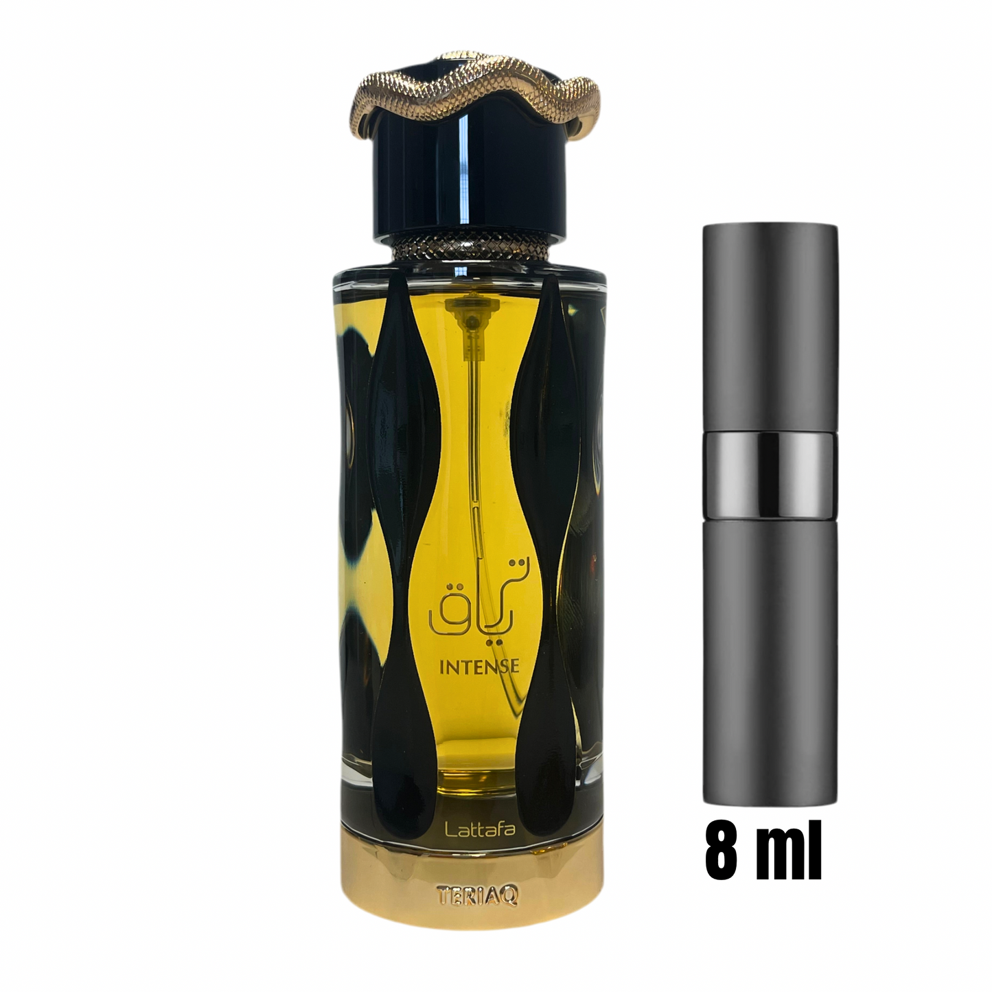 Échantillon 8 ml de Teriaq Intense / Élégance orientale en format pratique.