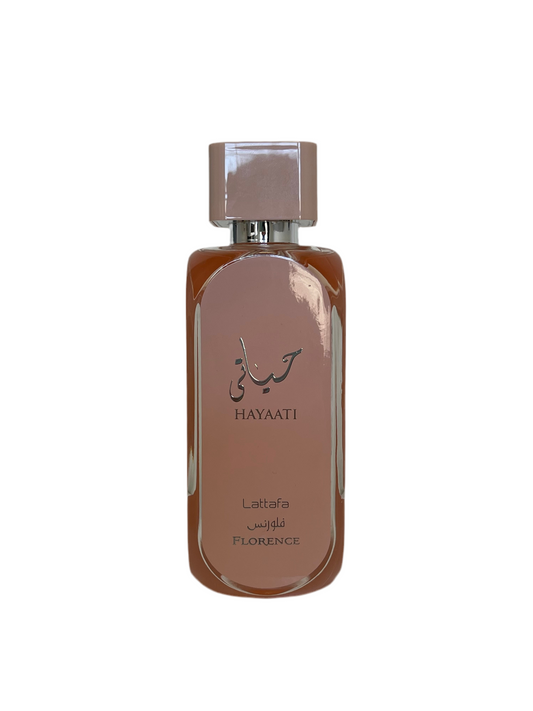 Hayaati Florence – Lattafa  Extrait de Parfum (5 ml / 8 ml / 100 ml)