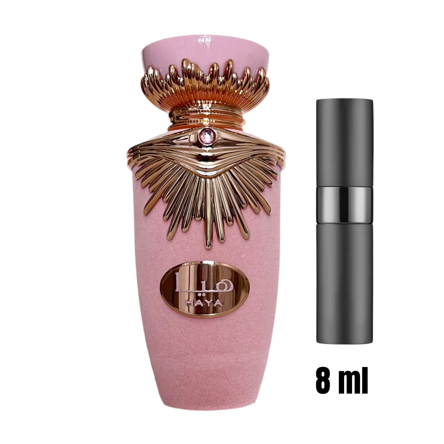Échantillon 8 ml de Haya – Lattafa / Parfum délicat en flacon vaporisateur / Parfait pour offrir ou découvrir.