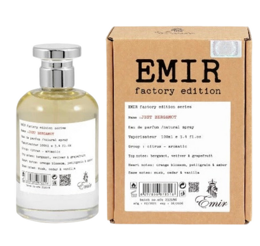 Just Bergamot – Emir by Paris Corner  Extrait de Parfum (5 ml / 8 ml / 100 ml)