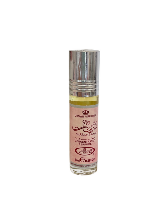 Sukkar Banat – Al-Rehab
Huile de Parfum Concentrée (6 ml)