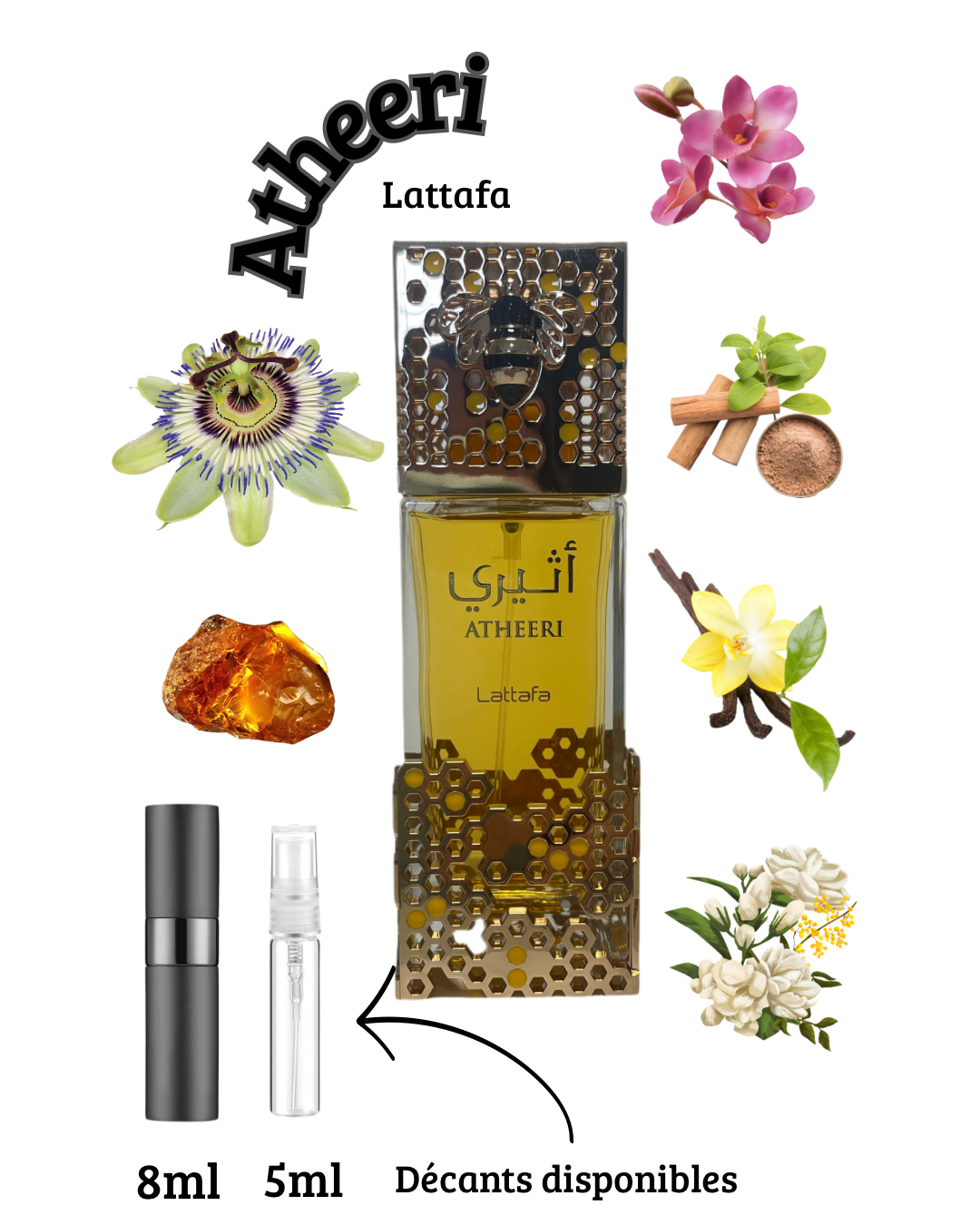Atheeri – Lattafa  Eau de Parfum (5 ml / 8 ml / 100 ml)