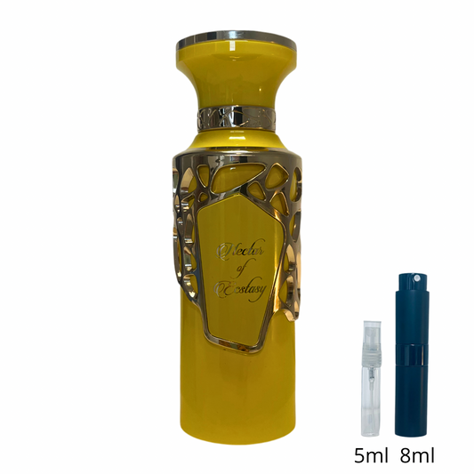 Nectar of Ecstasy – Fragrance World / Échantillon 5 ml ou 8 ml / Flacon en verre avec spray / Parfum format voyage
