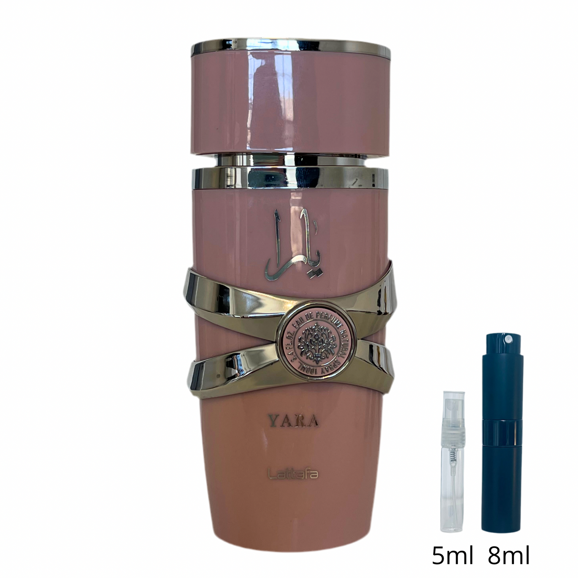 Yara – Lattafa / Échantillon 5 ml ou 8 ml / Flacon en verre avec spray / Parfum format voyage