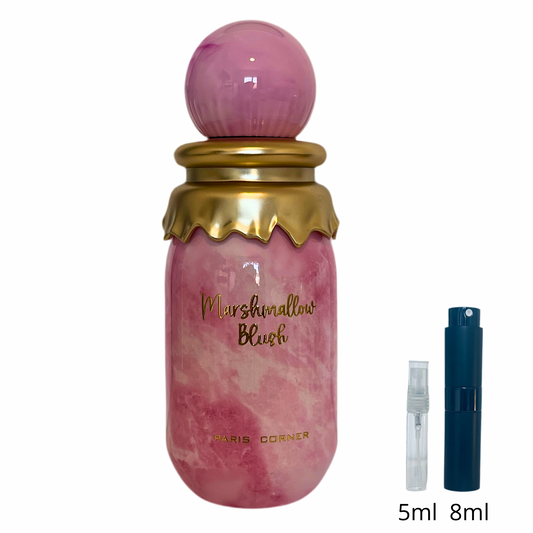 Marshmallow Blush – Paris Corner / Échantillon 5 ml ou 8 ml / Flacon en verre avec spray / Parfum format voyage