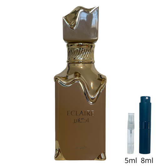 Éclaire – Lattafa / Une douceur gourmand et crémeuse avec la vanille, sucre, crème fouetté à porter au quotidien.