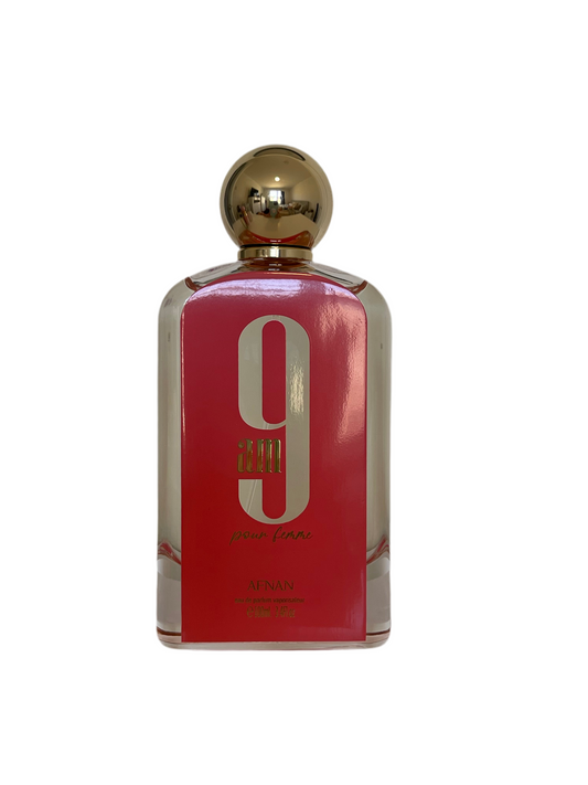 9AM pour Femme – Afnan  Eau de Parfum (5 ml / 8 ml / 100 ml)