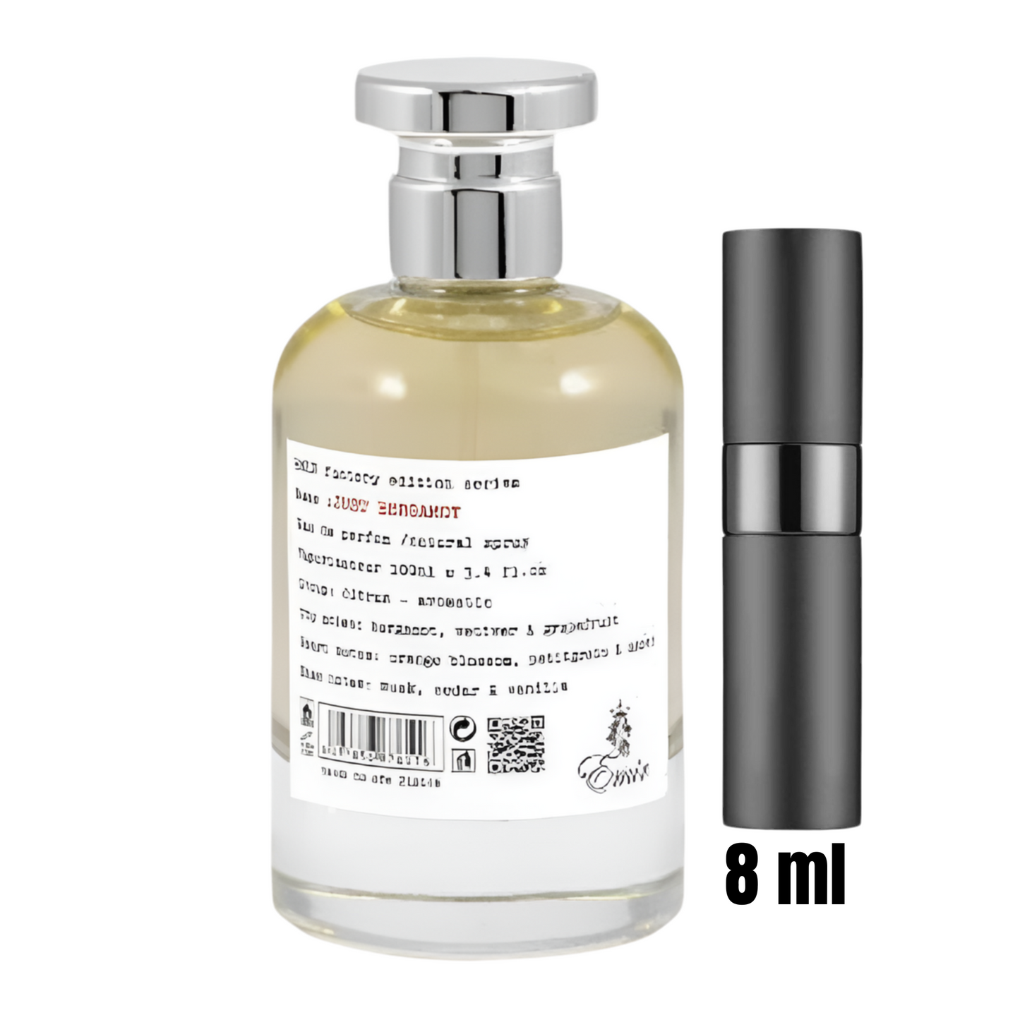 Échantillon 8 ml de Just Bergamot / Fraîcheur naturelle à emporter.