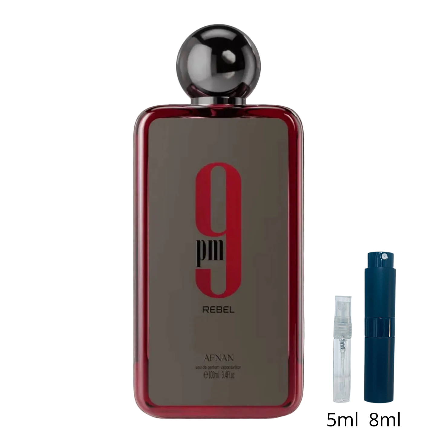 9pm Rebel – Afnan pour homme / Échantillon de parfum 5 ml ou 8 ml