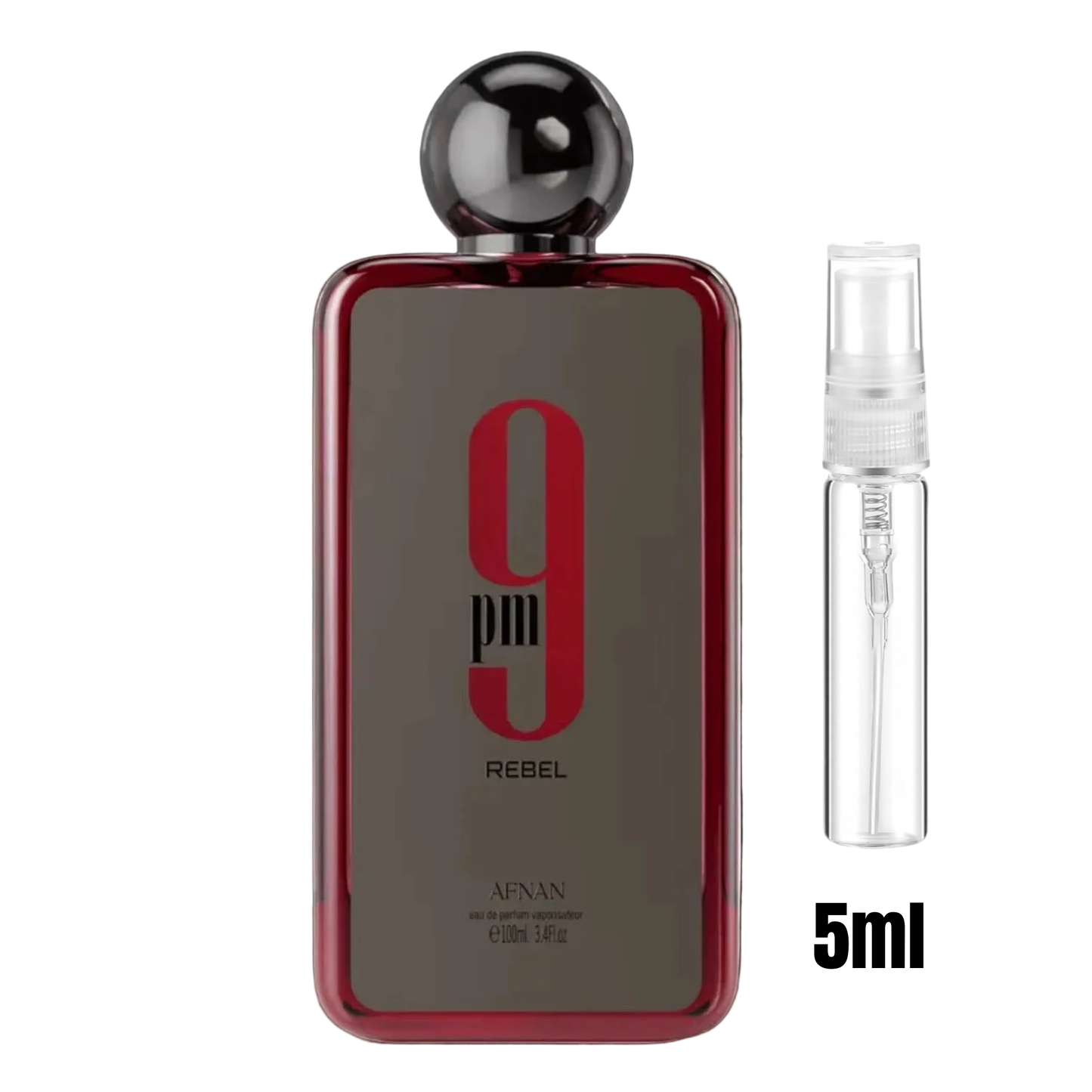 9pm Rebel – Afnan pour homme / Échantillon de parfum 5 ml ou 8 ml