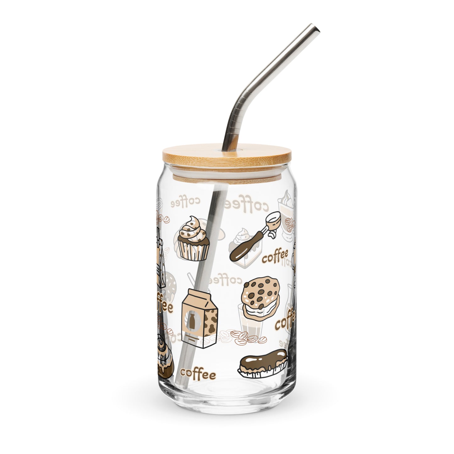 Illustrations caféinées : tasses, grains de café, accessoires / Design chaleureux et tendance